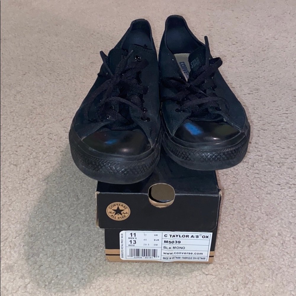 Black-On-Black Converse Chuck Taylor